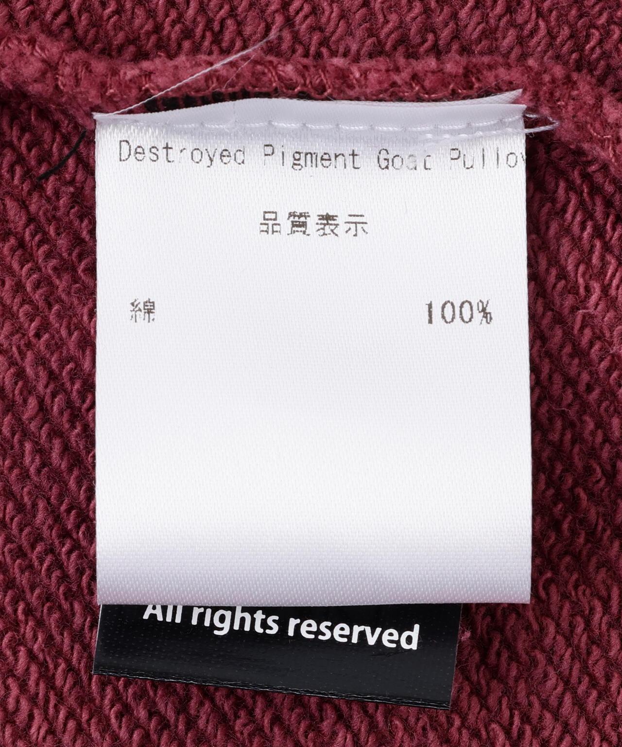 NOT4NERD DESTROYED PIGMENT GOAT 套頭連帽衛衣
