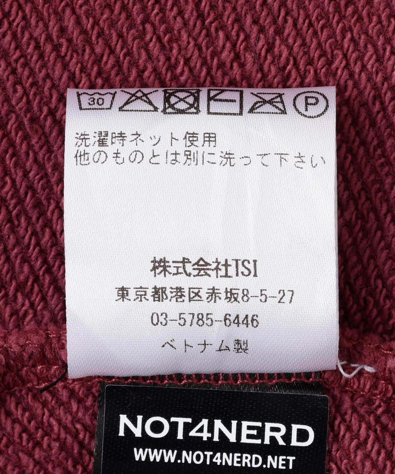NOT4NERD DESTROYED PIGMENT GOAT 套頭連帽衛衣