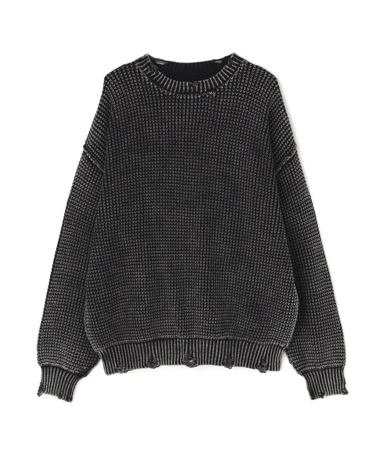 DankeSchon ダンケシェーン PIGMENT CHEMICAL AZE CREWNECK 圓領衛衣