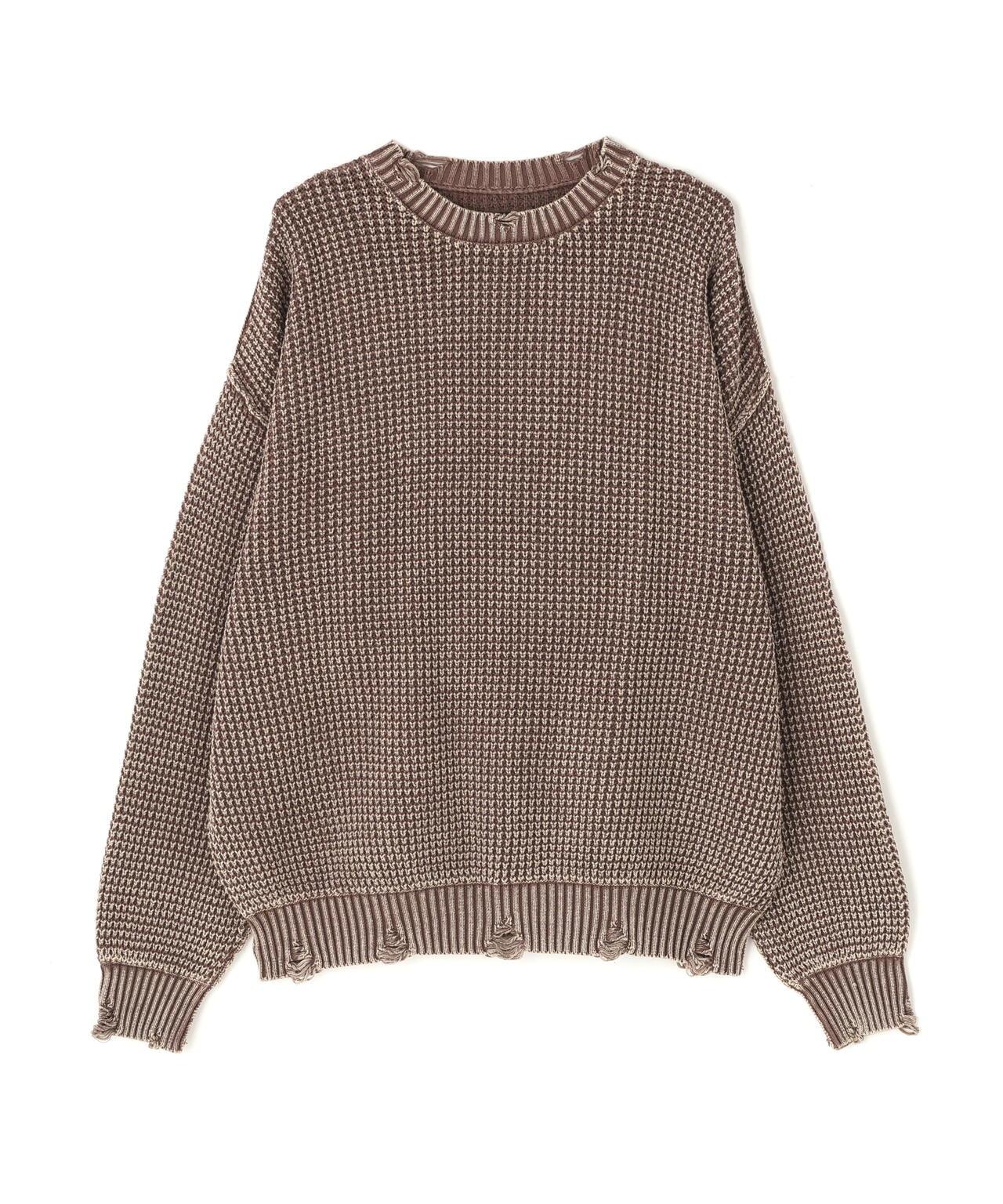 DankeSchon ダンケシェーン PIGMENT CHEMICAL AZE CREWNECK 圓領衛衣