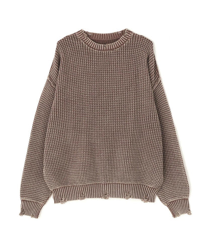 DankeSchon ダンケシェーン PIGMENT CHEMICAL AZE CREWNECK 圓領衛衣