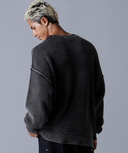 DankeSchon ダンケシェーン PIGMENT CHEMICAL AZE CREWNECK 圓領衛衣