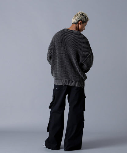 DankeSchon ダンケシェーン PIGMENT CHEMICAL AZE CREWNECK 圓領衛衣