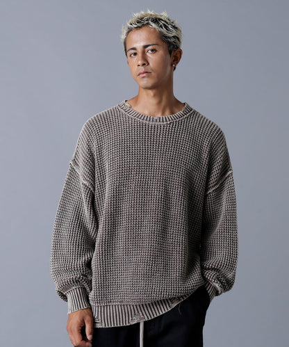 DankeSchon ダンケシェーン PIGMENT CHEMICAL AZE CREWNECK 圓領衛衣