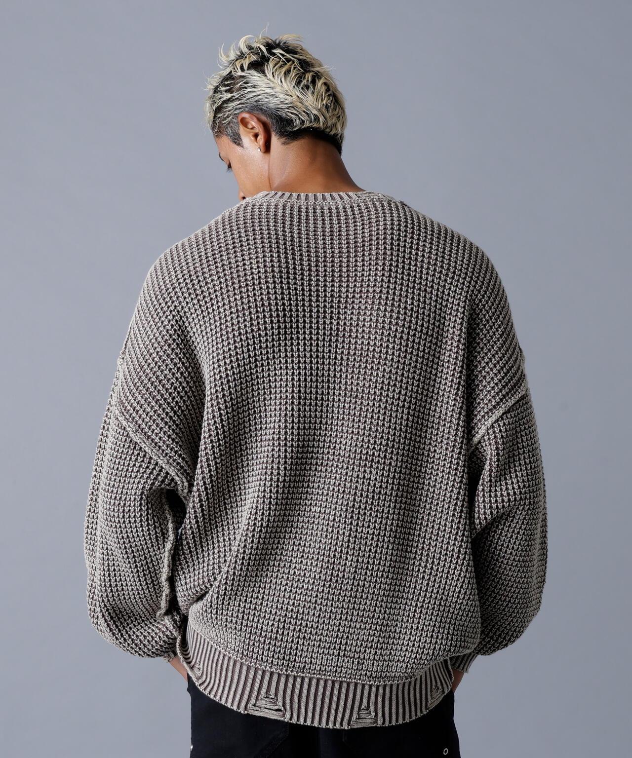 DankeSchon ダンケシェーン PIGMENT CHEMICAL AZE CREWNECK 圓領衛衣