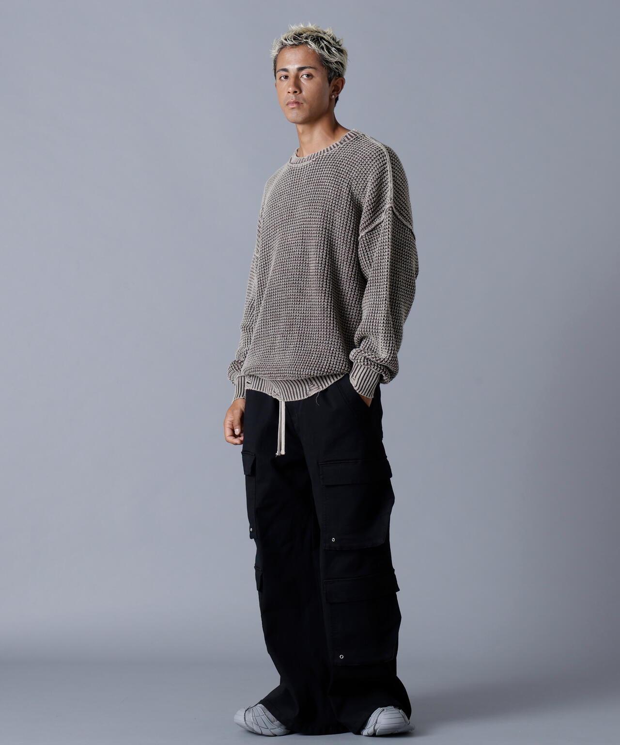 DankeSchon ダンケシェーン PIGMENT CHEMICAL AZE CREWNECK 圓領衛衣