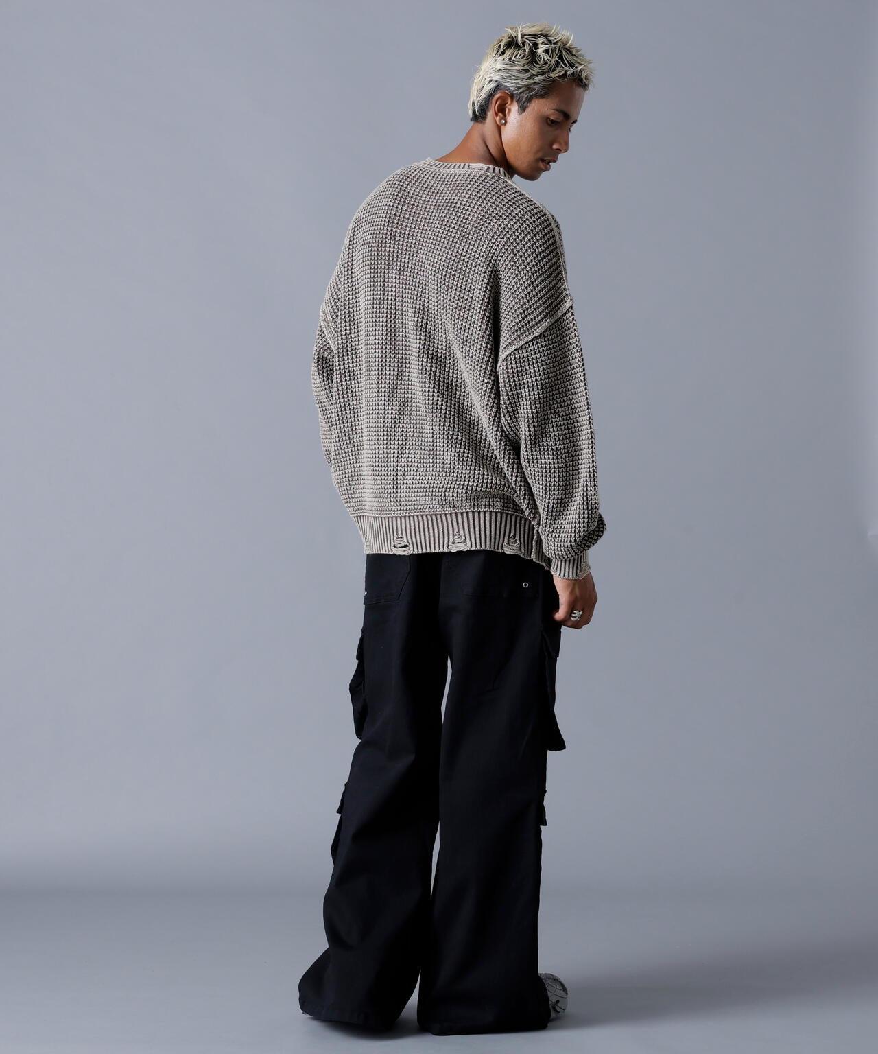 DankeSchon ダンケシェーン PIGMENT CHEMICAL AZE CREWNECK 圓領衛衣