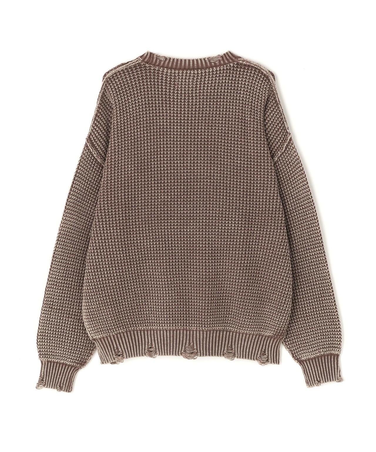 DankeSchon ダンケシェーン PIGMENT CHEMICAL AZE CREWNECK 圓領衛衣