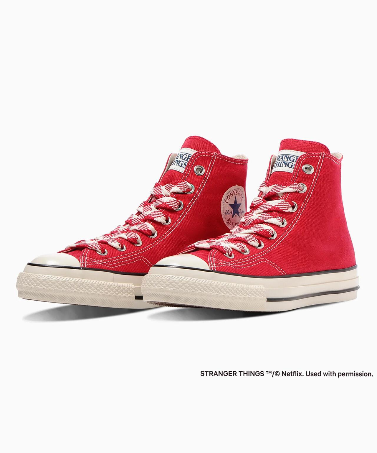 STRANGER THINGS 5（怪奇物語5） CONVERSE ALLSTAR AGED 87 CL HI 高幫帆布鞋