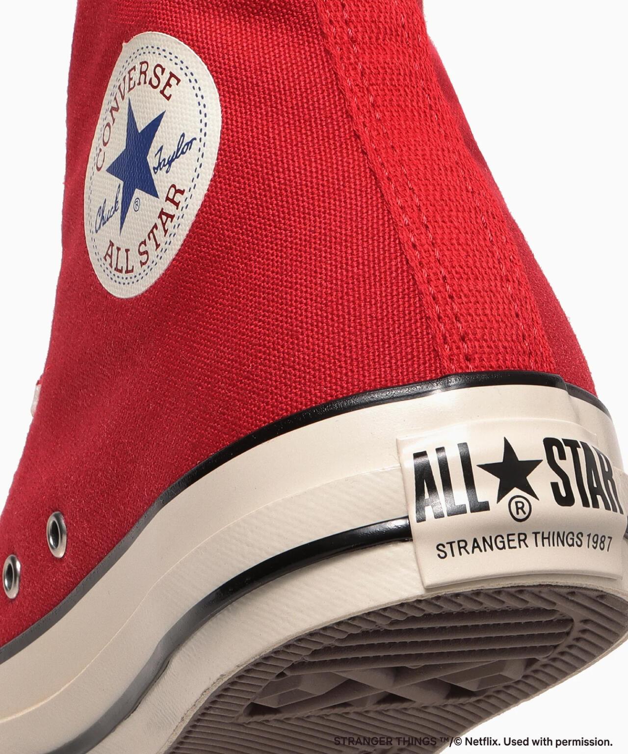 STRANGER THINGS 5（怪奇物語5） CONVERSE ALLSTAR AGED 87 CL HI 高幫帆布鞋