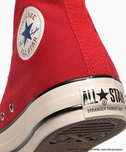 STRANGER THINGS 5（怪奇物語5） CONVERSE ALLSTAR AGED 87 CL HI 高幫帆布鞋
