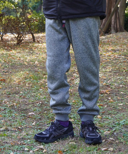 複合針織抓絨窄口羅紋褲子 BONDING KNIT FLEECE NARROW RIB PANT