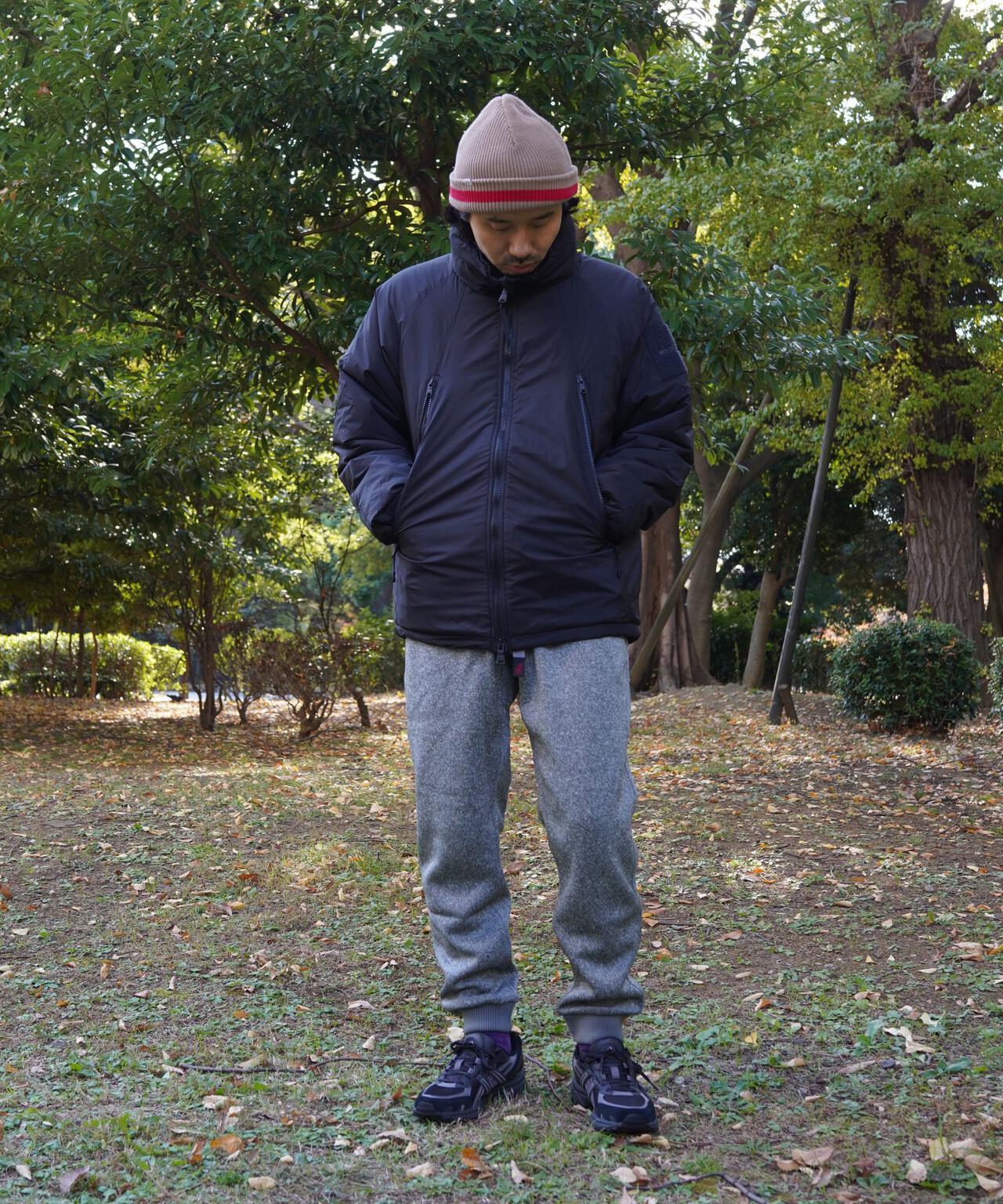 複合針織抓絨窄口羅紋褲子 BONDING KNIT FLEECE NARROW RIB PANT