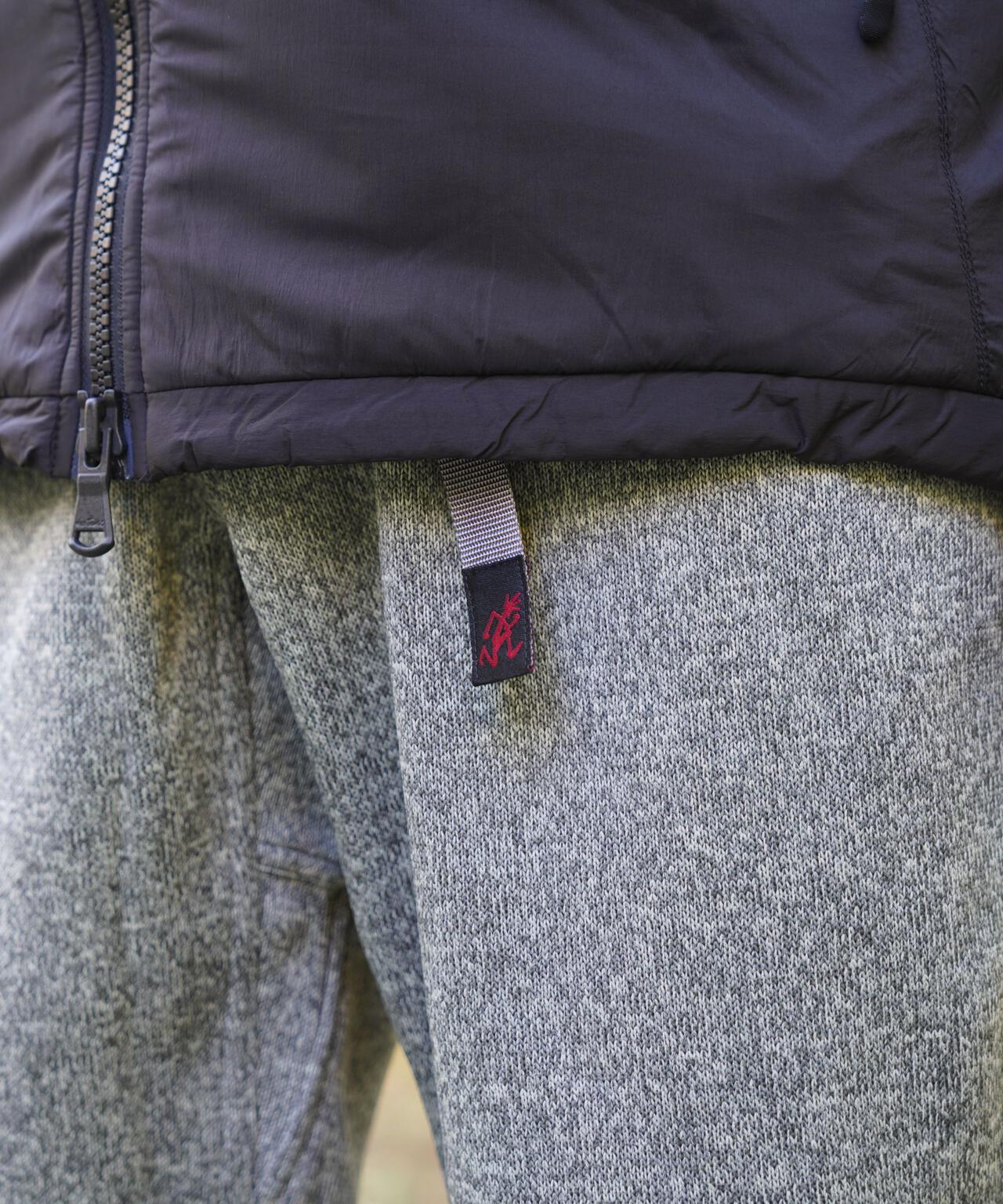 複合針織抓絨窄口羅紋褲子 BONDING KNIT FLEECE NARROW RIB PANT