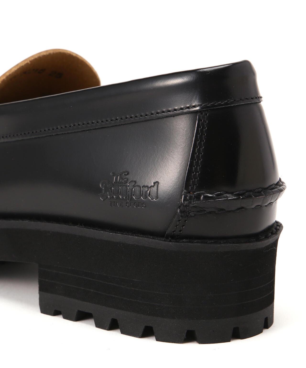 The Kenford Fineshoes TANK SOLE LOAFERS BLACK QUILT TASSEL 樂福鞋