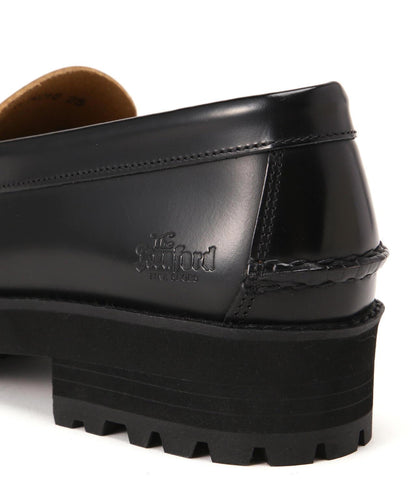 The Kenford Fineshoes TANK SOLE LOAFERS BLACK QUILT TASSEL 樂福鞋
