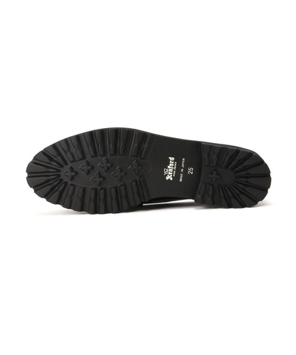 The Kenford Fineshoes TANK SOLE LOAFERS BLACK QUILT TASSEL 樂福鞋