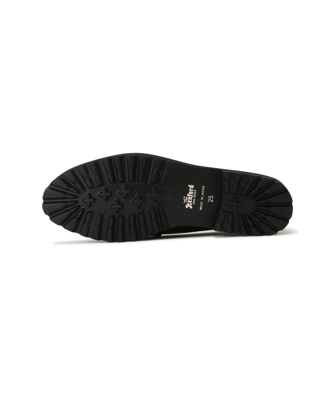 黑白配色 PAISLEY 圖案 TANK SOLE 樂福鞋