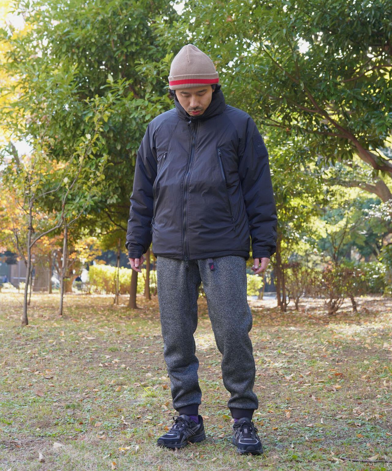 複合針織抓絨窄口羅紋褲子 BONDING KNIT FLEECE NARROW RIB PANT
