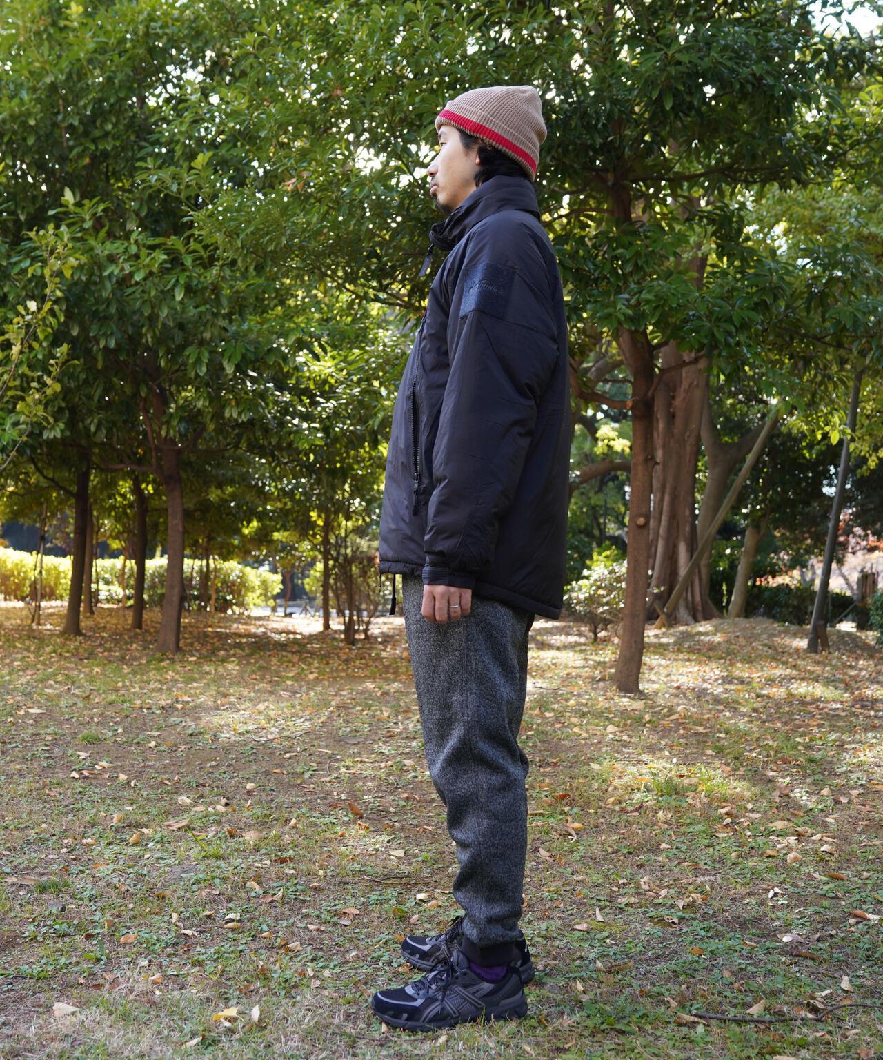 複合針織抓絨窄口羅紋褲子 BONDING KNIT FLEECE NARROW RIB PANT