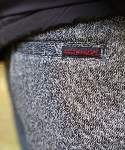 複合針織抓絨窄口羅紋褲子 BONDING KNIT FLEECE NARROW RIB PANT