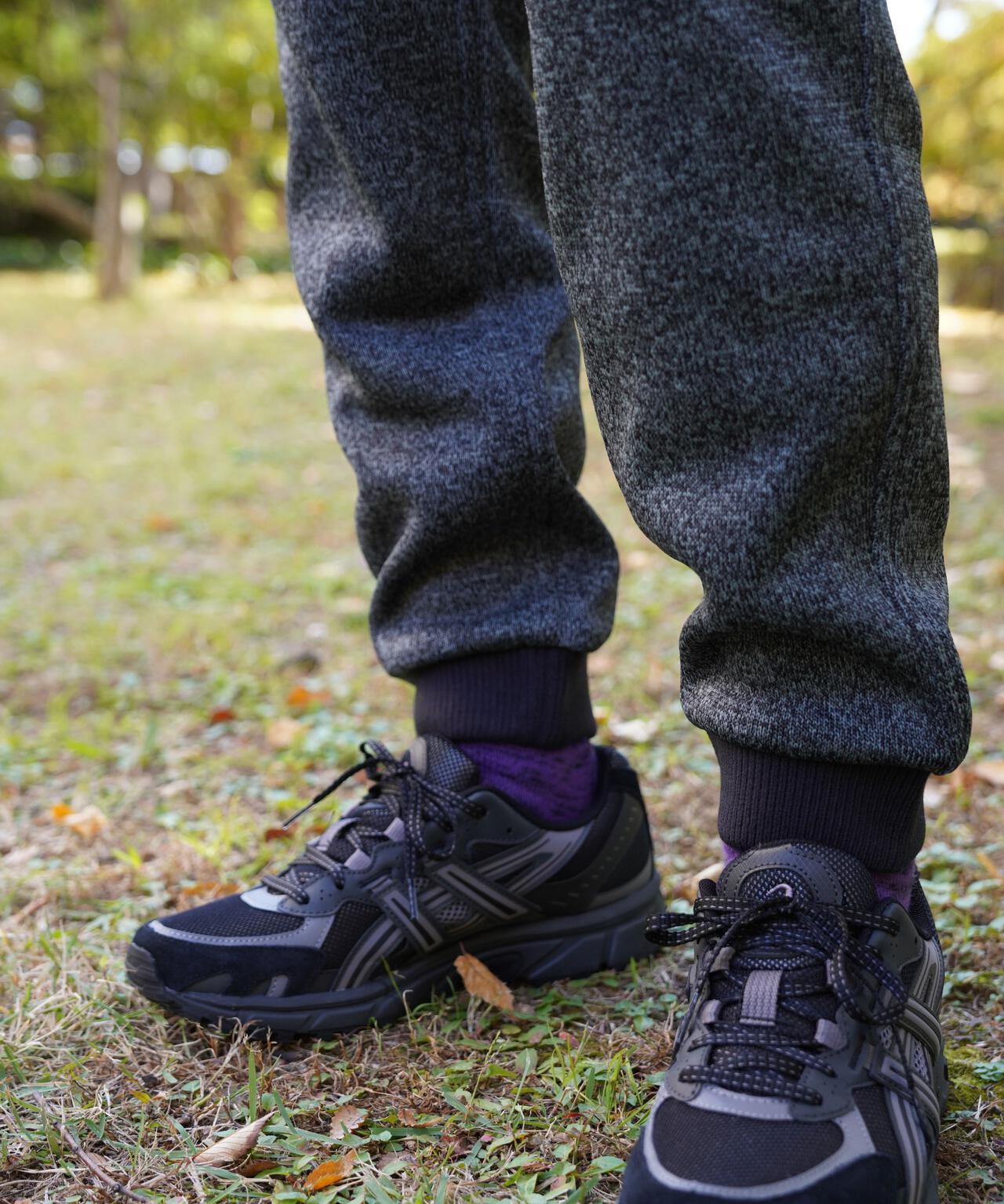複合針織抓絨窄口羅紋褲子 BONDING KNIT FLEECE NARROW RIB PANT