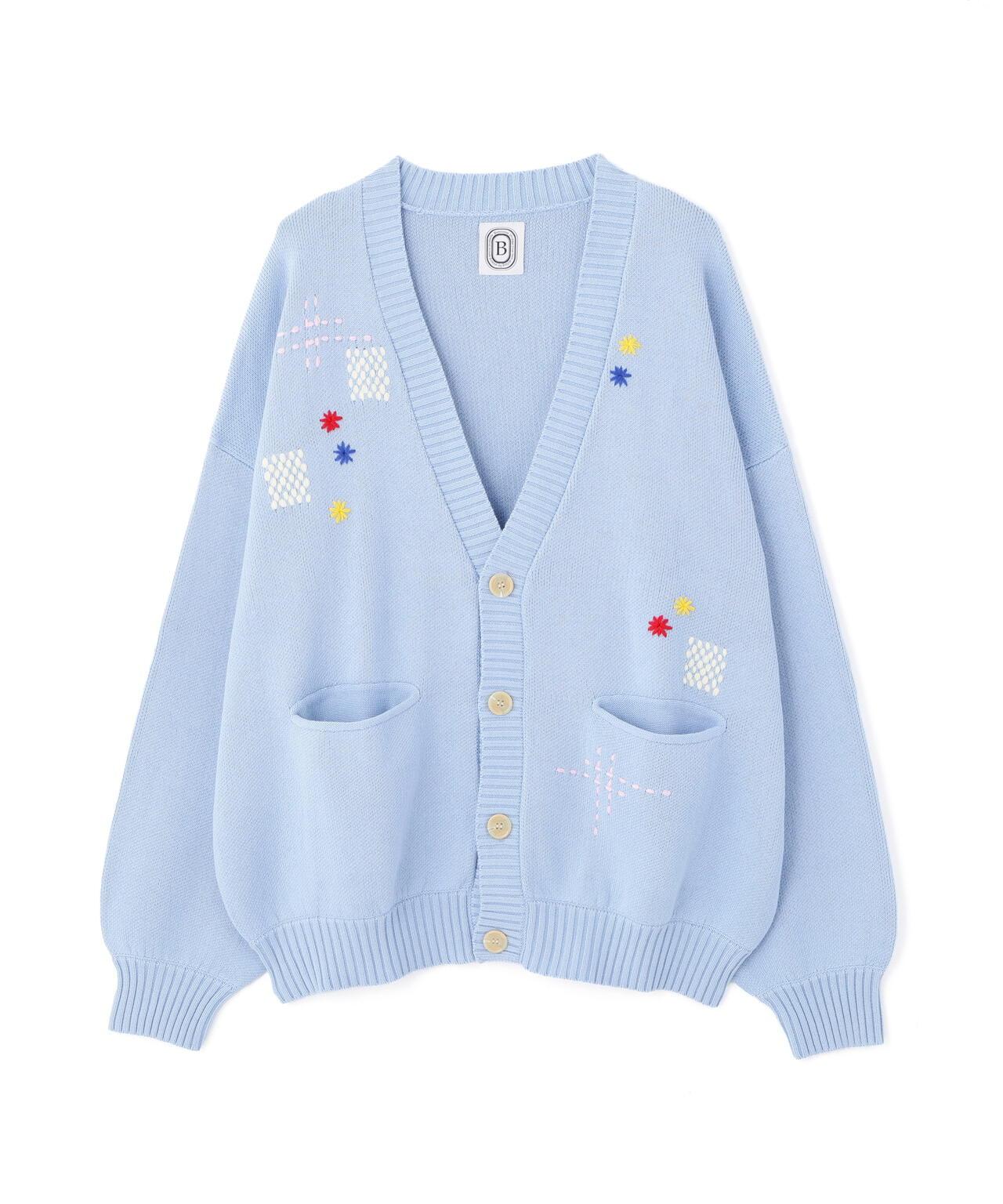 手工縫線設計 針織開衫 HAND STITCH CARDIGAN