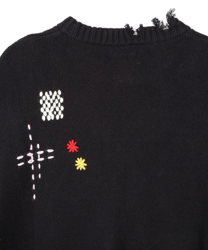 B omnivore HAND STITCH CREWNECK KNIT 針織上衣