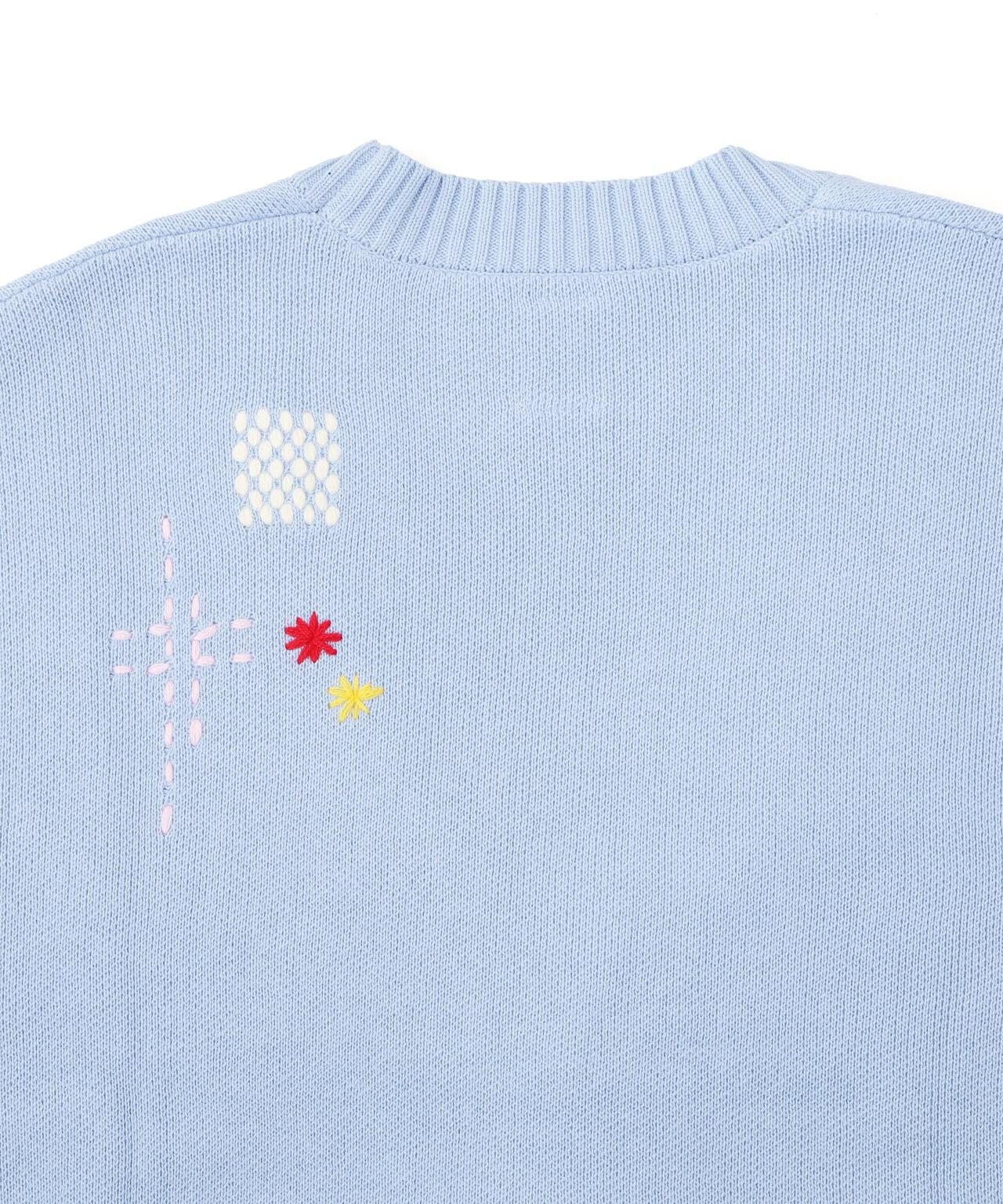 手工縫線設計 針織開衫 HAND STITCH CARDIGAN