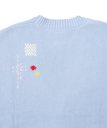 手工縫線設計 針織開衫 HAND STITCH CARDIGAN