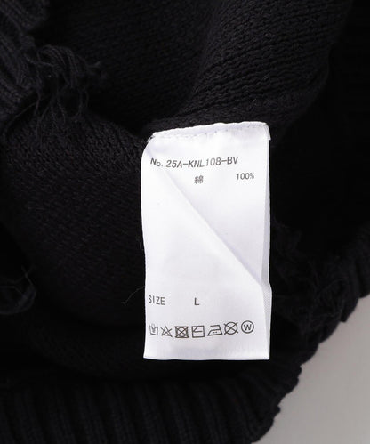 B omnivore HAND STITCH CREWNECK KNIT 針織上衣