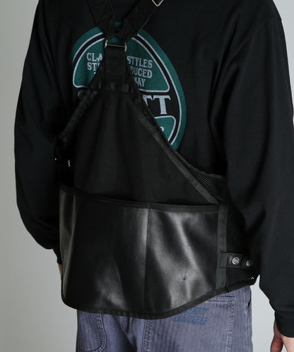 LEATHER LUGGAGE VEST 皮革背心