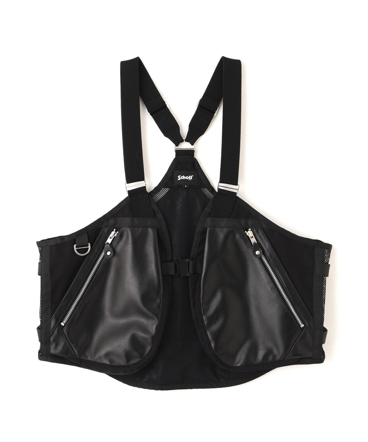 LEATHER LUGGAGE VEST 皮革背心