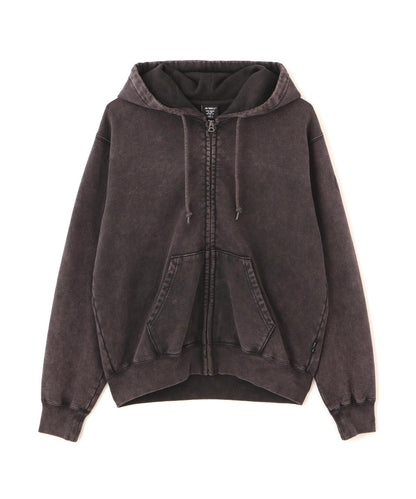 ACID WASH ZIP UP 連帽衛衣