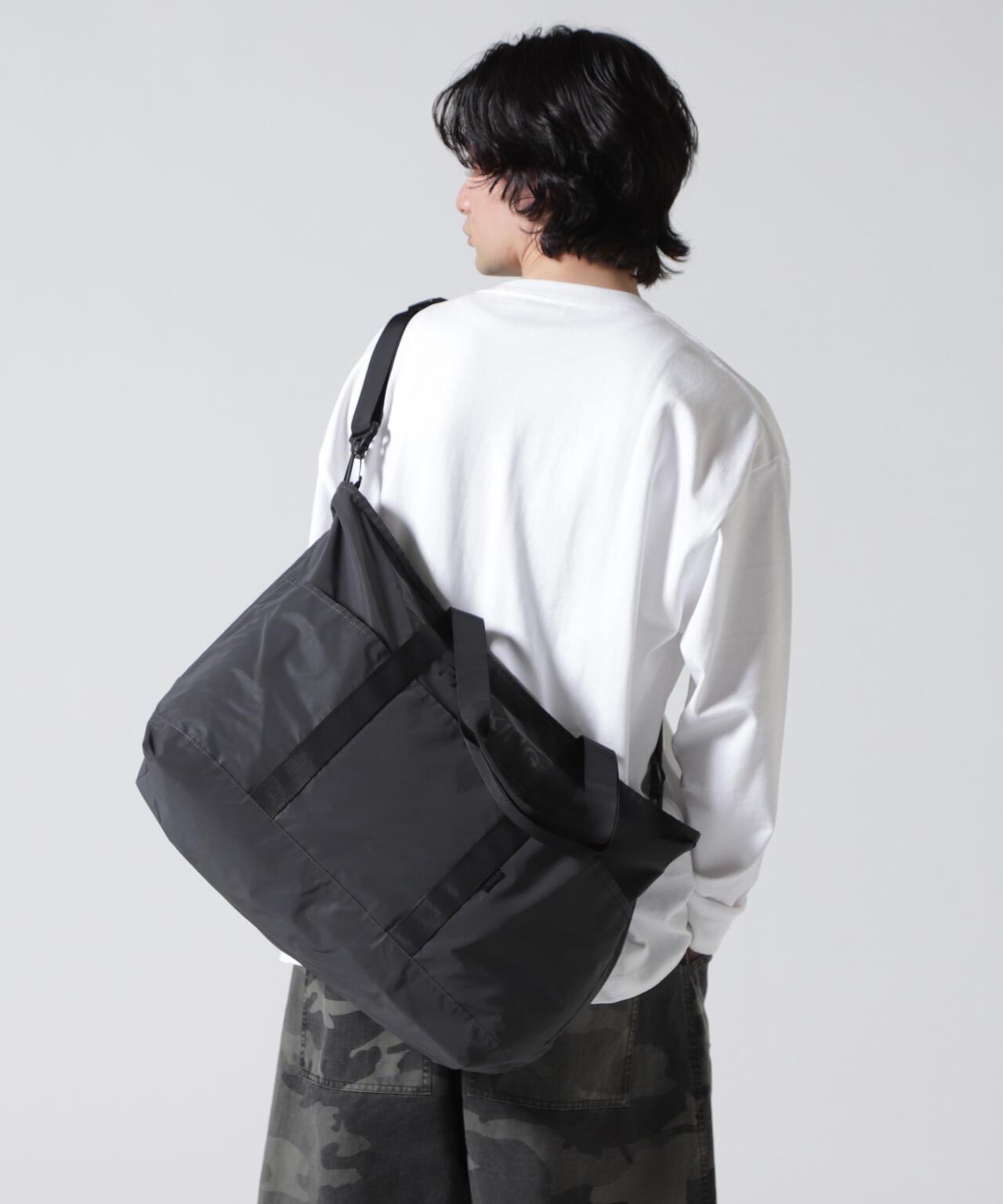 PACKING/パッキング BLACK REFLECTIVE 托特包