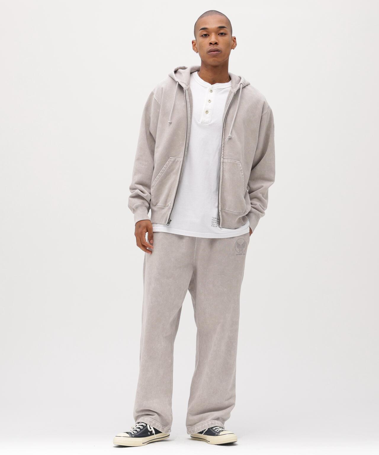 ACID WASH ZIP UP 連帽衛衣