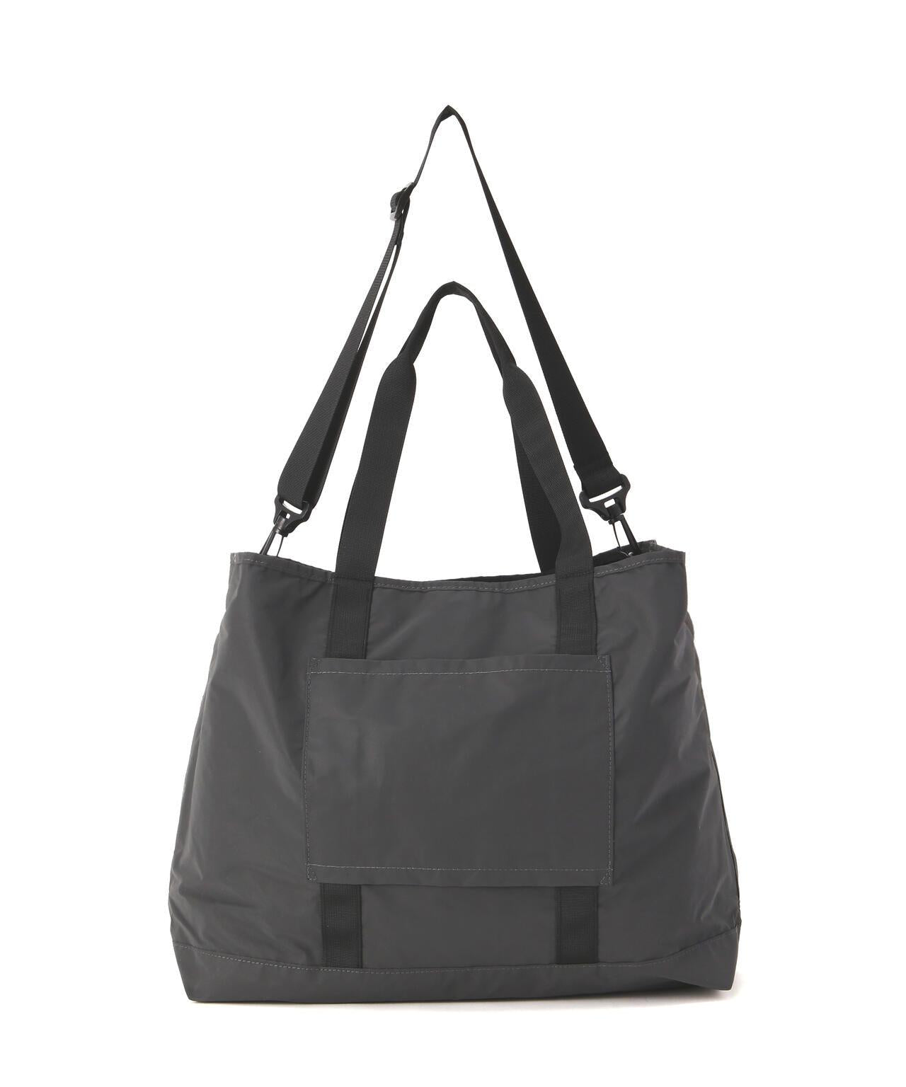 PACKING BLACK REFLECTIVE TOTE 黑色反光托特包