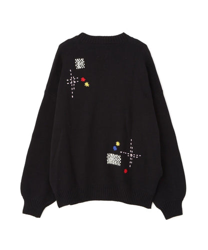 手工縫線設計 針織開衫 HAND STITCH CARDIGAN