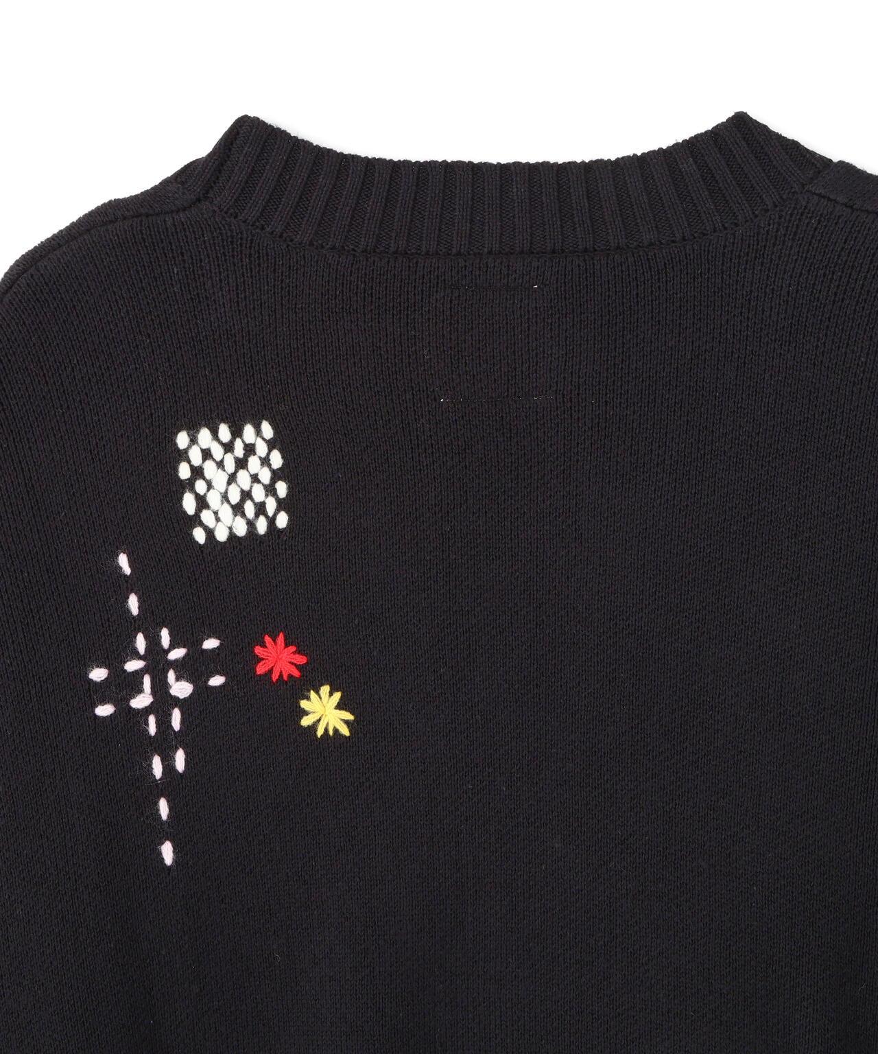 手工縫線設計 針織開衫 HAND STITCH CARDIGAN