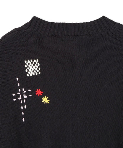 手工縫線設計 針織開衫 HAND STITCH CARDIGAN