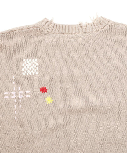 B omnivore HAND STITCH CREWNECK KNIT 針織上衣
