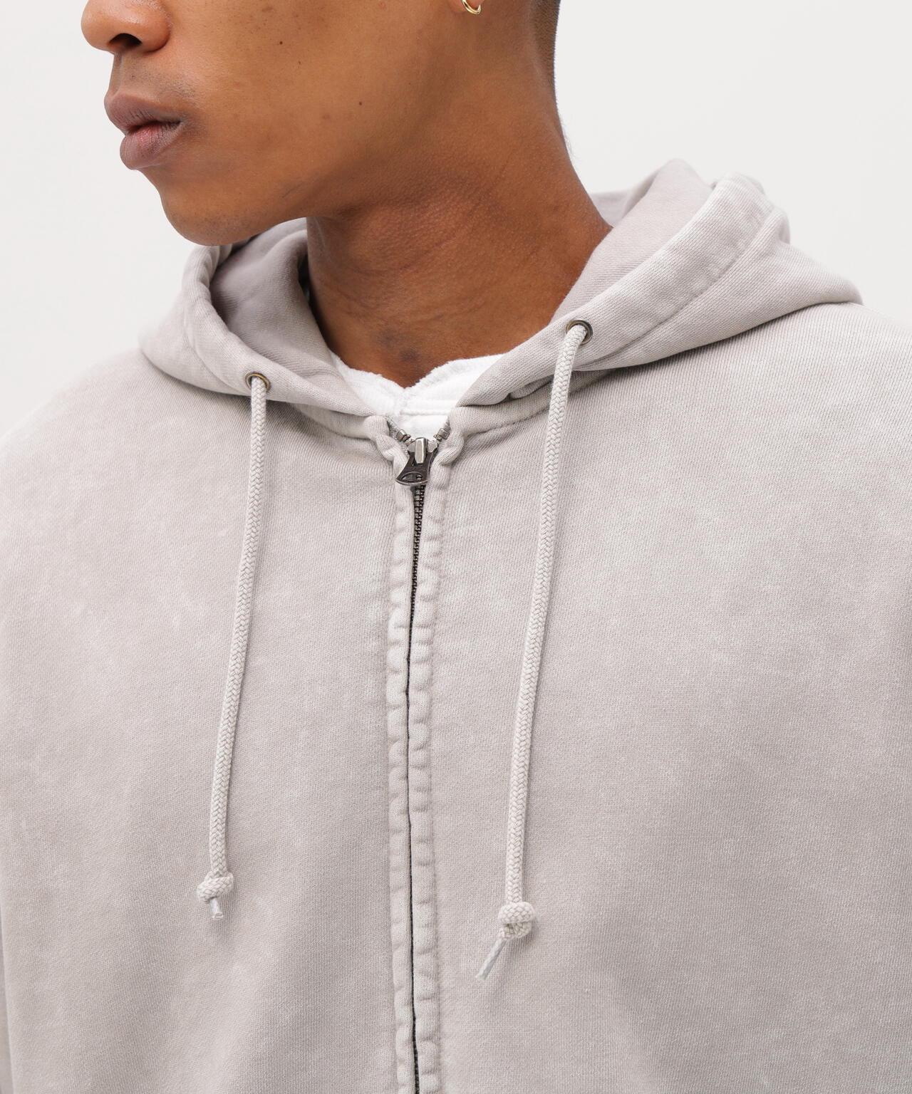 ACID WASH ZIP UP 連帽衛衣