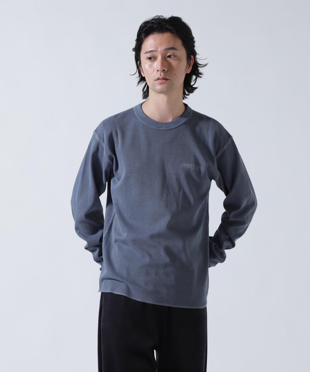 STENCIL HONEYCOMB WAFFLE 長袖T恤