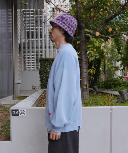 B omnivore HAND STITCH CREWNECK KNIT 針織上衣