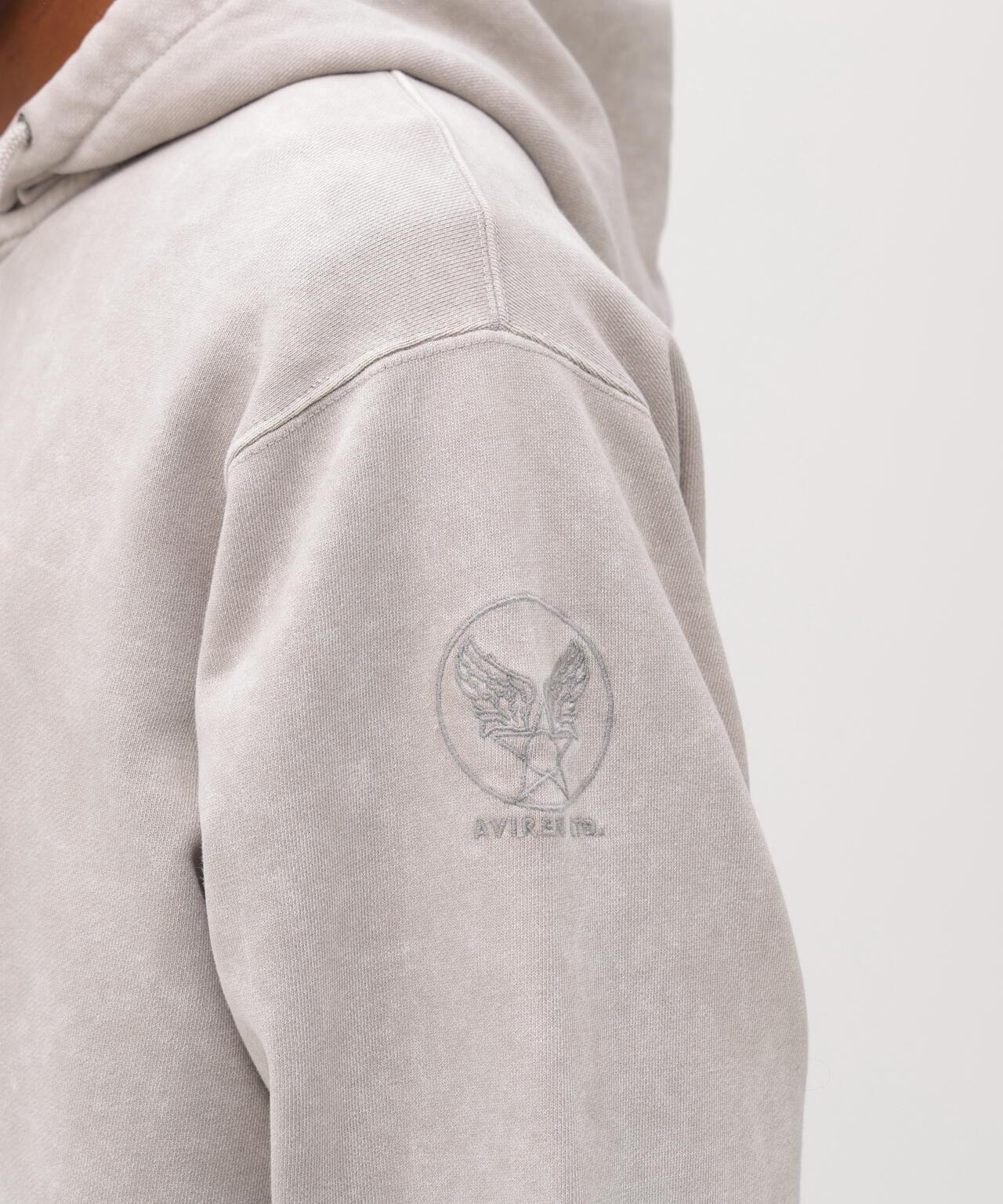 ACID WASH ZIP UP 連帽衛衣