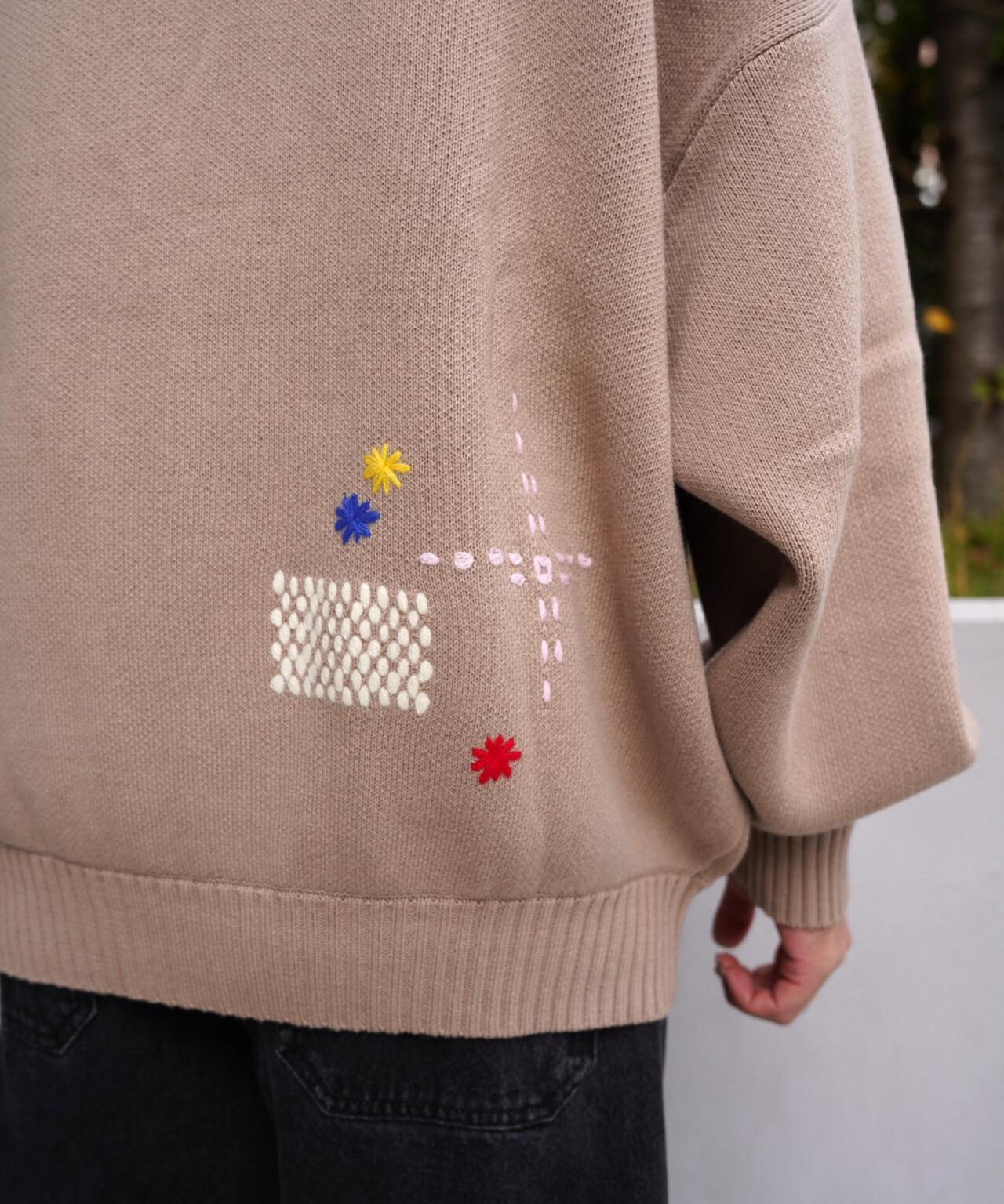手工縫線設計 針織開衫 HAND STITCH CARDIGAN