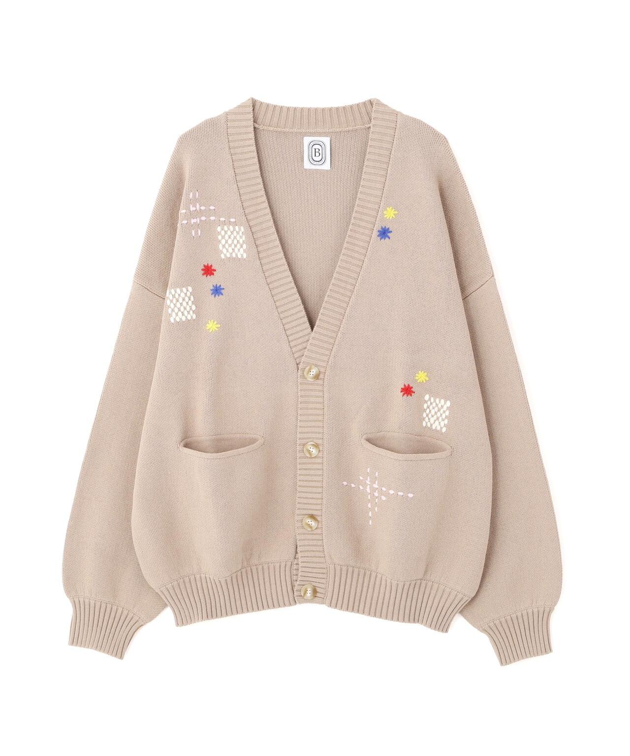 手工縫線設計 針織開衫 HAND STITCH CARDIGAN
