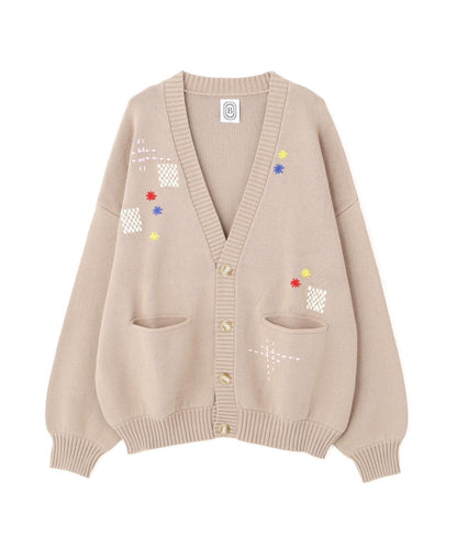 手工縫線設計 針織開衫 HAND STITCH CARDIGAN