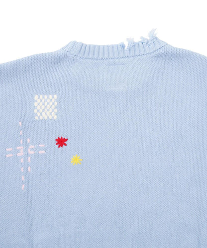 B omnivore HAND STITCH CREWNECK KNIT 針織上衣