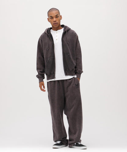 ACID WASH ZIP UP 連帽衛衣